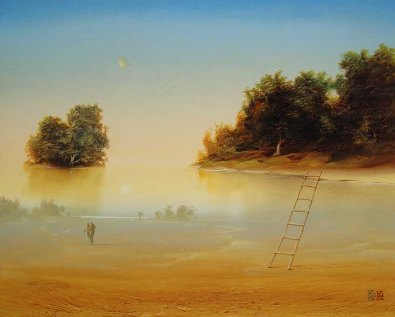 A two-storied landscape of Victor Bregeda

