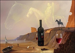 In vino veritas of Victor Bregeda
